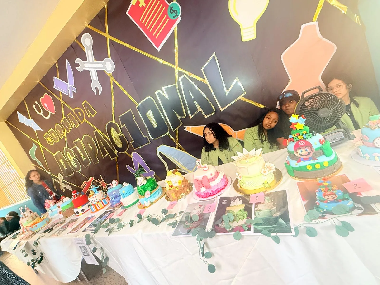 Exhibición de productos en la Jornada Ocupacional