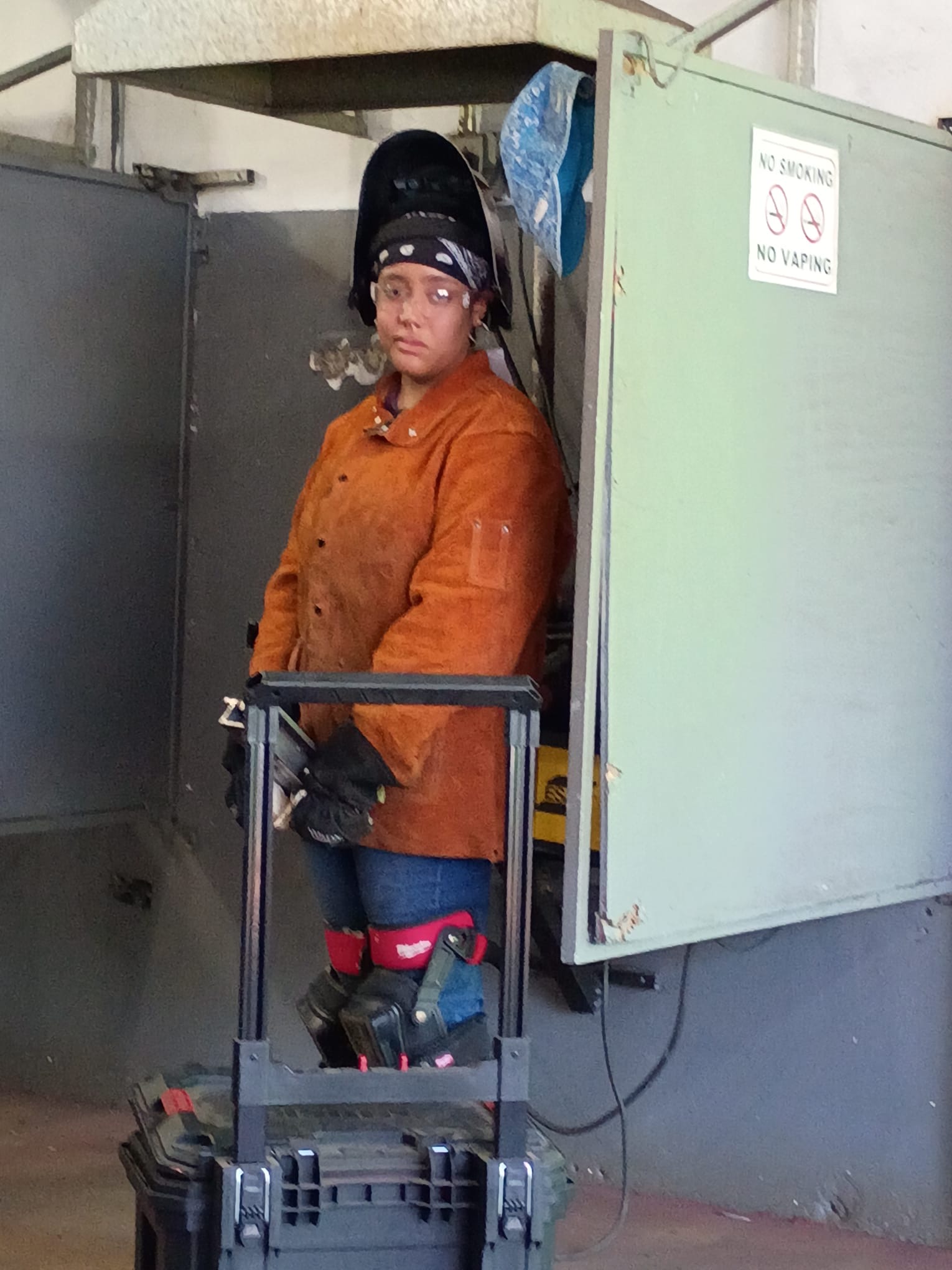 Preparación y seguridad en una estación de soldadura