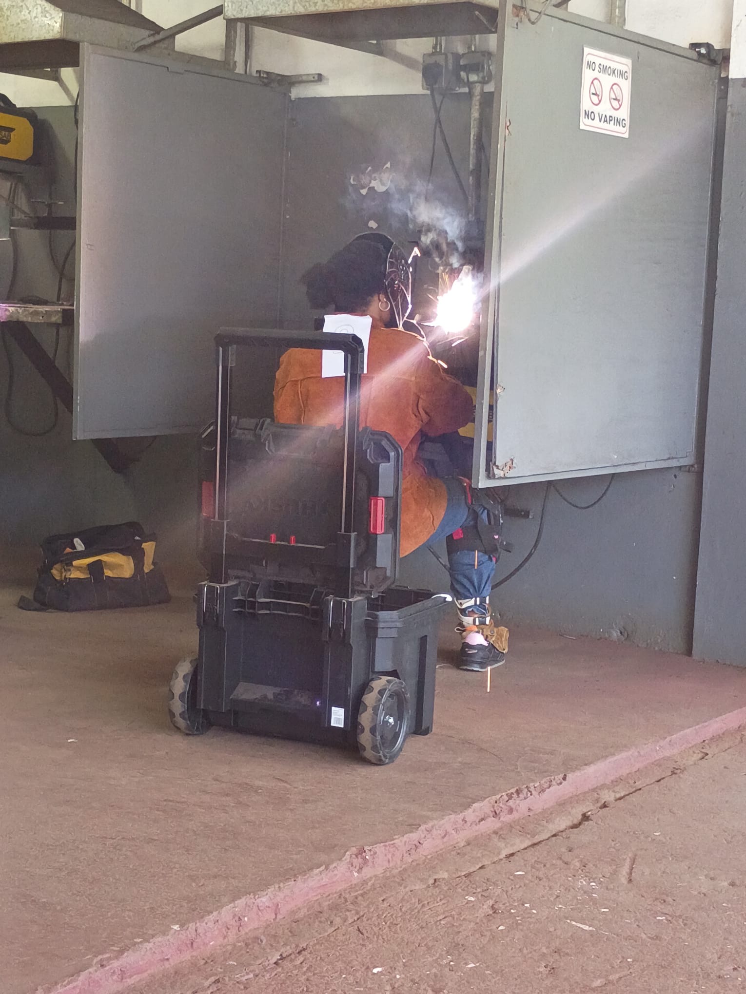 Práctica técnica en el Taller de Soldadura